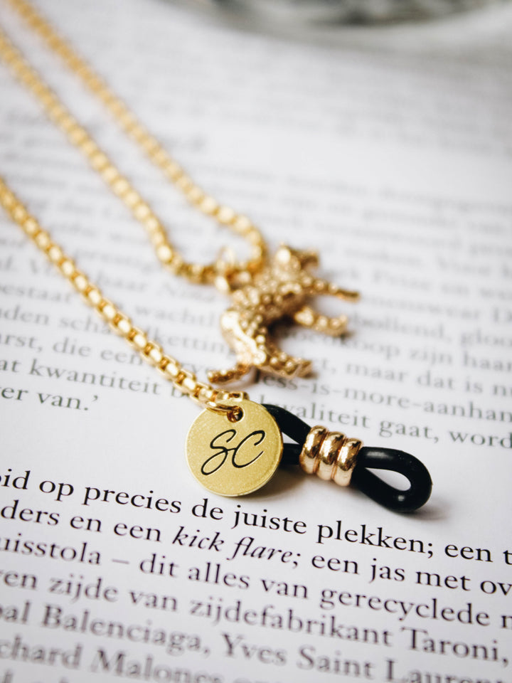 Jaguar zilver | Brillenkoord