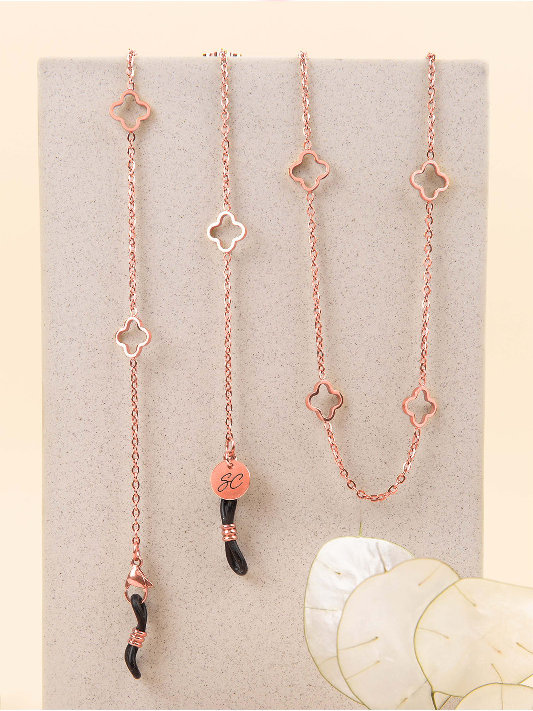 Ruby Air Rosé Goud | Brillenkoordje