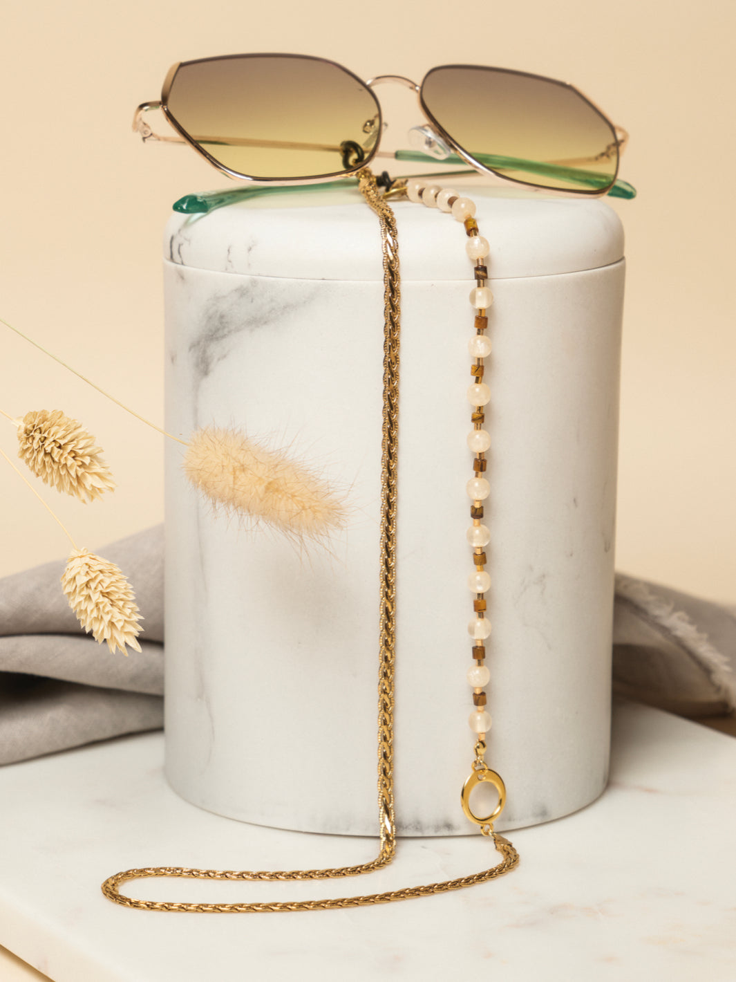 Maeve beige | Brillenkoordje