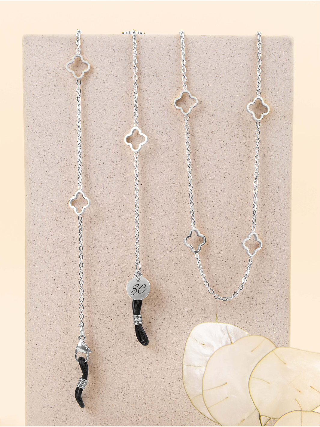 Ruby Air Zilver | Brillenkoordje