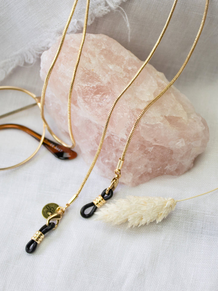 Snake zilver | Brillenkoord