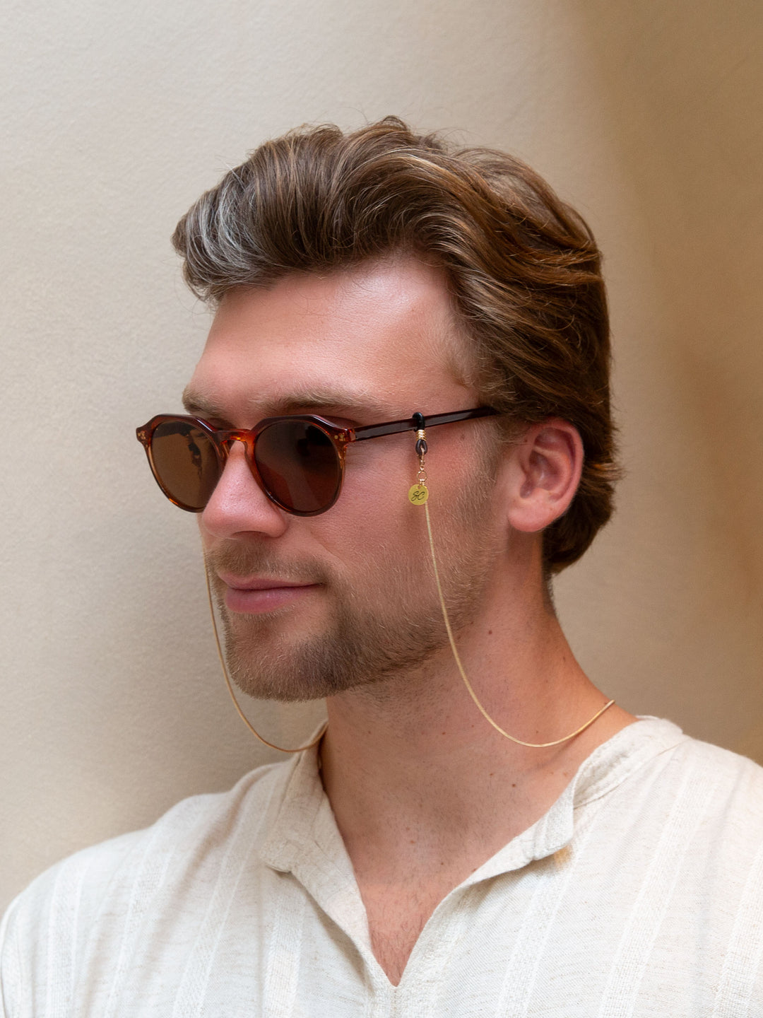 Snake zilver unisex | Brillenkoord