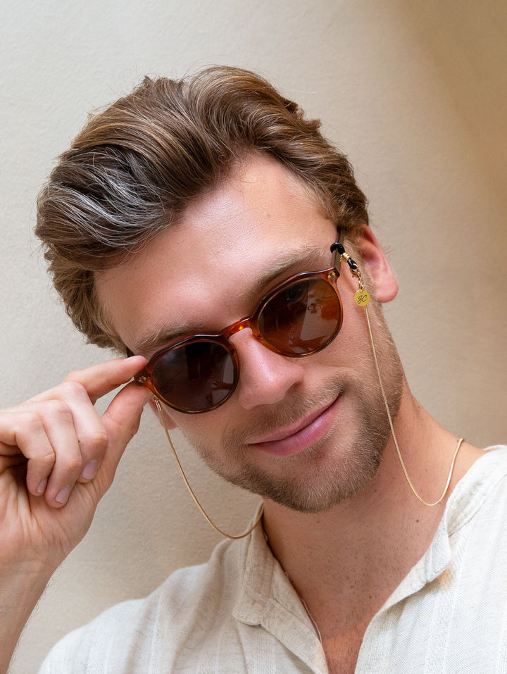 Snake zilver unisex | Brillenkoord