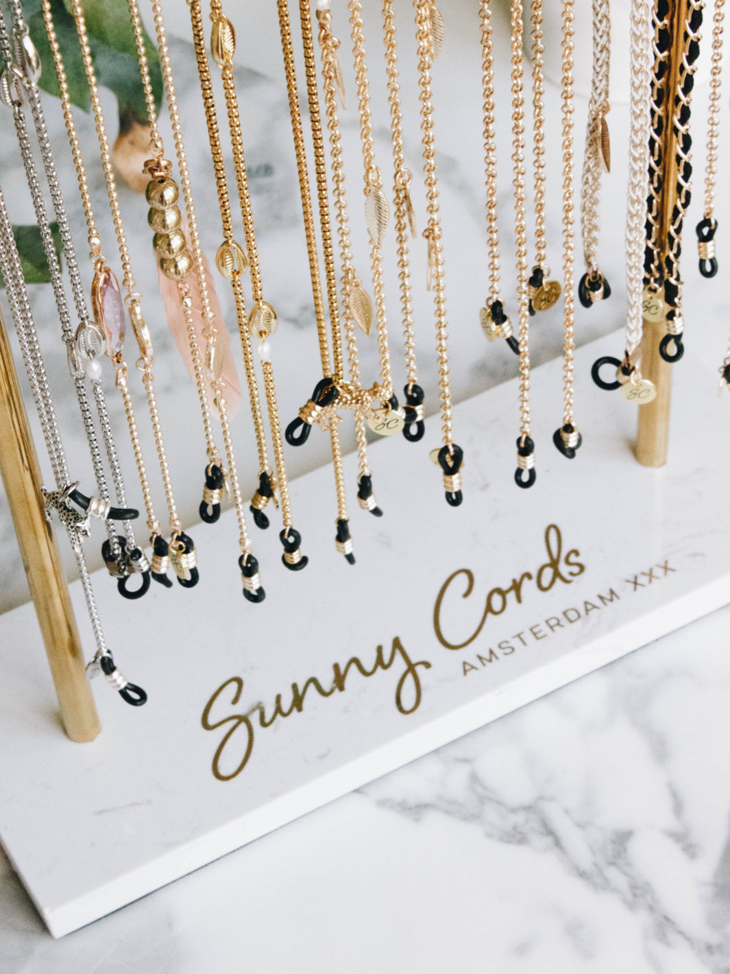 Marmeren display | Goud