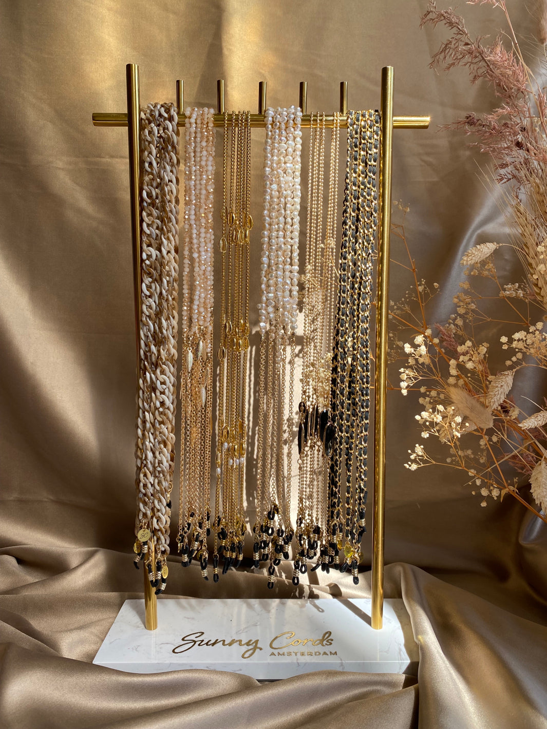 Marmeren display | Goud