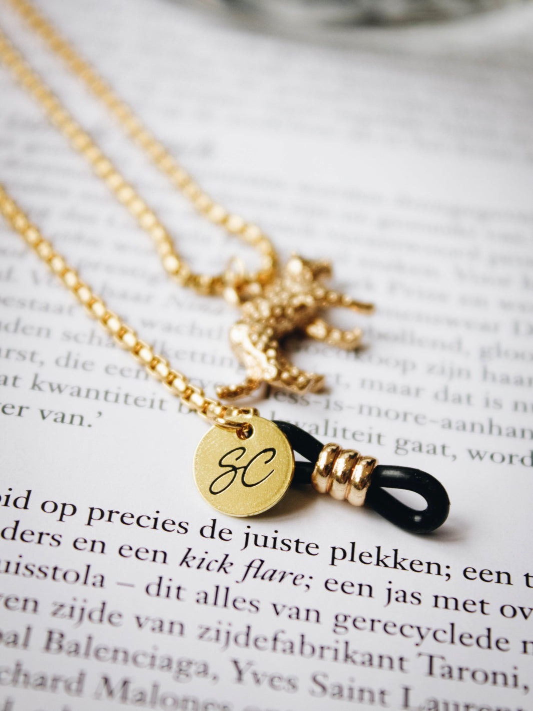 Jaguar goud | Brillenkoordje