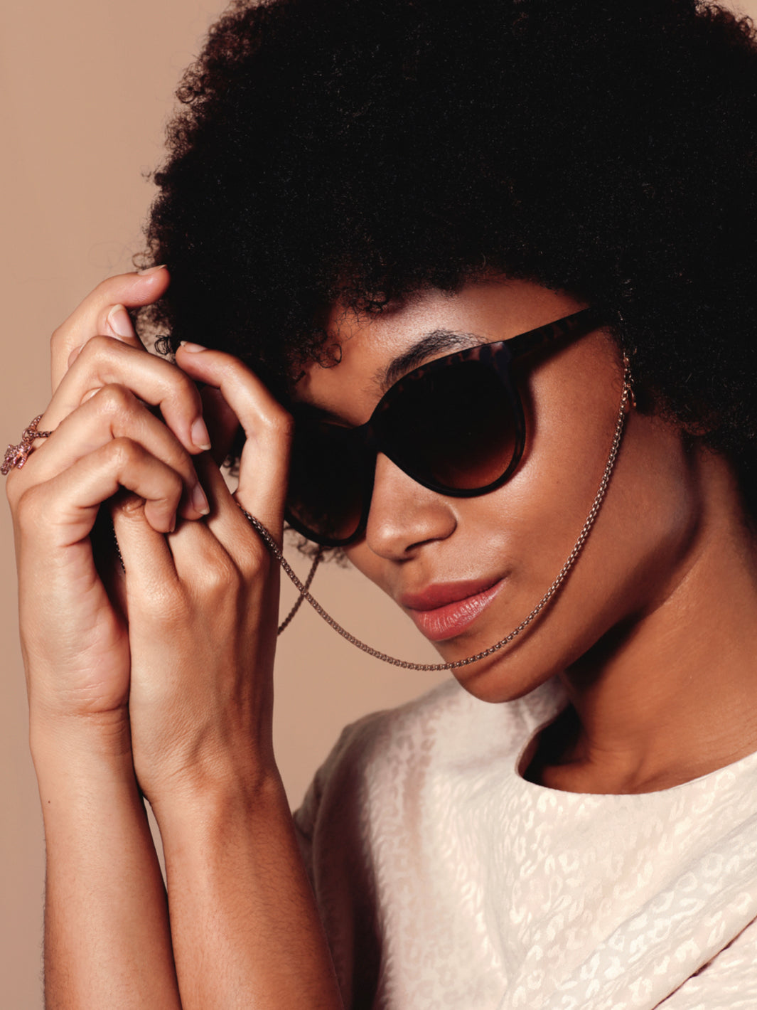 Jaguar rosé goud | Brillenkoord
