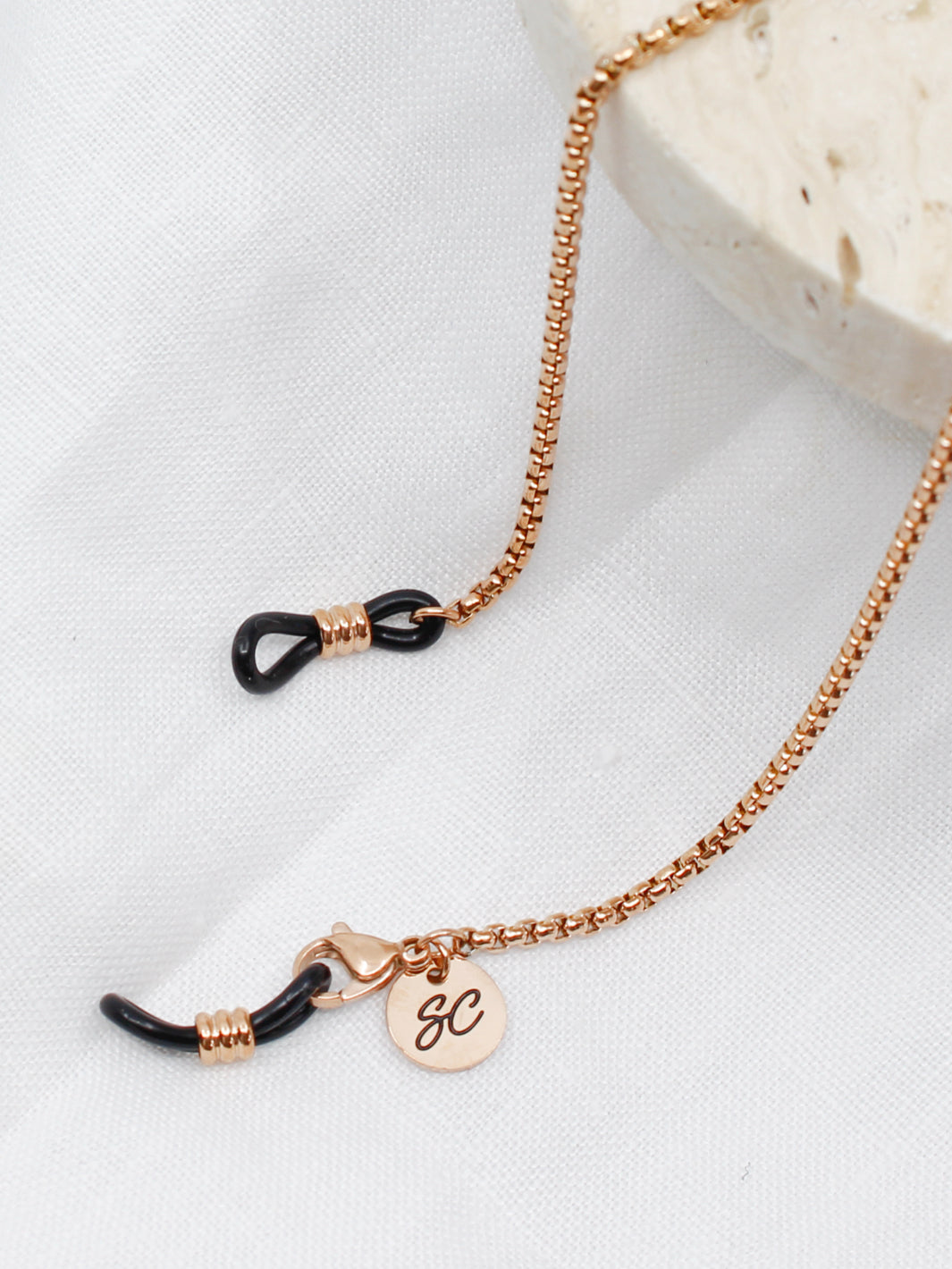 Rubbertjes | Zwart-Rose Goud