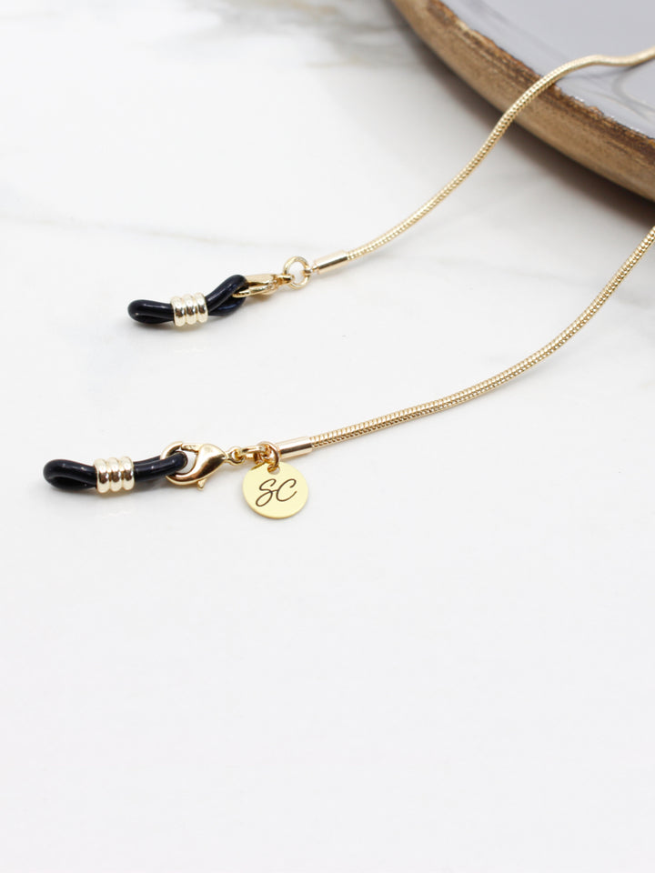Snake goud unisex | Brillenkoord